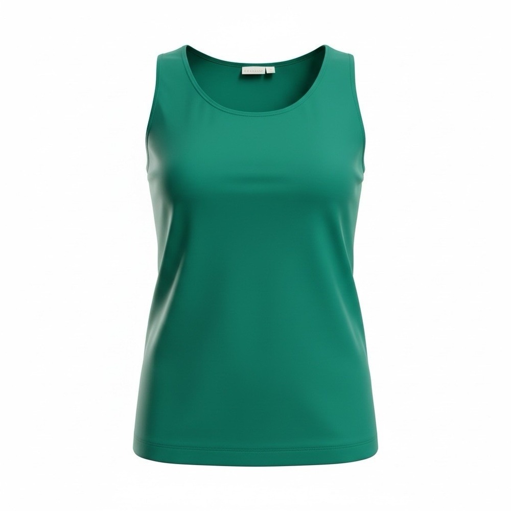 Chico's Microfiber Tank Top Basic Green Size 3 XL Stretch